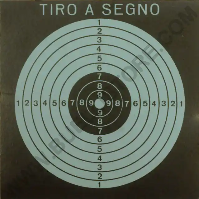 bersaglio per carabine da competizione 100 pz