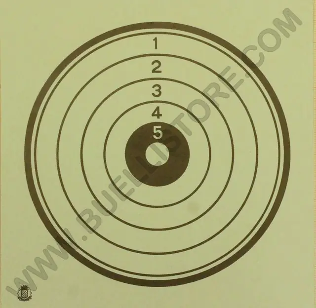 bersaglio per carabine 14 X 14 100 pz