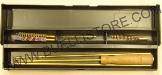 kit pulizia pistole e carabine, kit pulizia armi da fuoco, kit per armi, set scovoli e asta, asta per scovoli