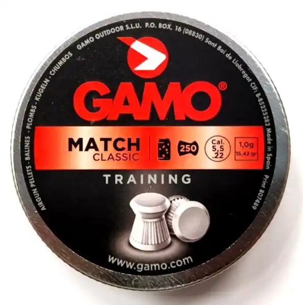 GAMO MATCH CLASSIC TRAINING cal. 5,5 - 1,0 g / 250 pz.