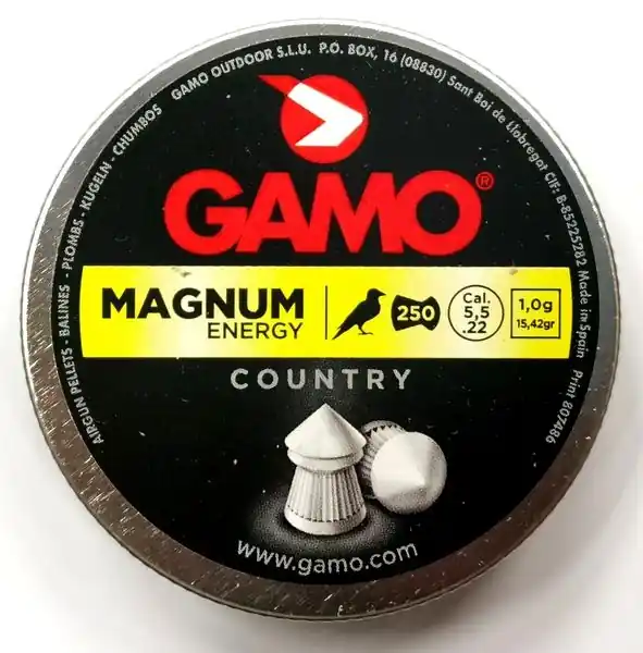 GAMO MAGNUM ENERGY COUNTRY cal. 5,5 - 1,0 g / 250 pz.