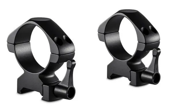 HAWKE ATTACCHI PRECISION DA 34mm +LEVA PER SLITTE WEAVER - PROFILO BASSO
