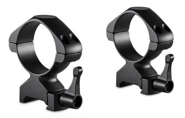 HAWKE ATTACCHI PRECISION DA 34mm CON LEVA PER SLITTE WEAVER - PROFILO MEDIO