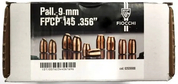 FIOCCHI PALLE cal. 9 FPCP 145g - 500 pz.