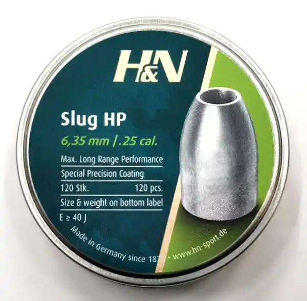 H&N Slug HP 2.2g / 34gr cal. 6,35 (250) - 120pz. buellistore
