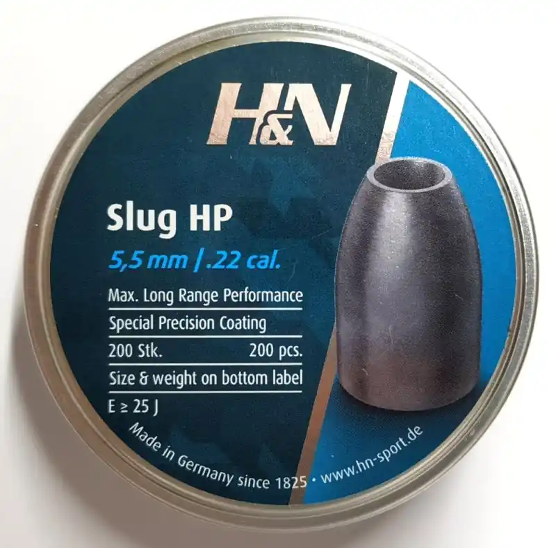 H&N SLUG HP .218 25gr / cal. 5,5 mm - 1.62gr 200 pz. >25 J buellistore