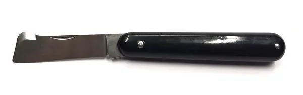 DUE CIGNI COLTELLO DA INNESTO M/CO PLASTICA