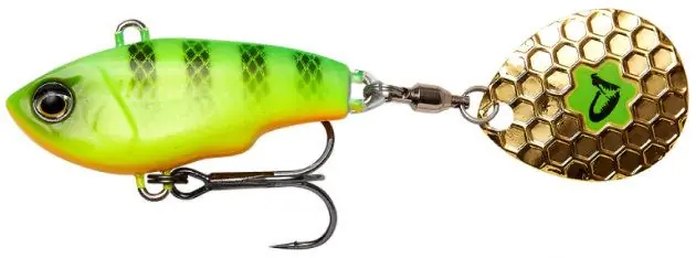 SAVAGE GEAR FAT TAIL SPIN FIRETIGER 5.5cm / 9g - SINKING