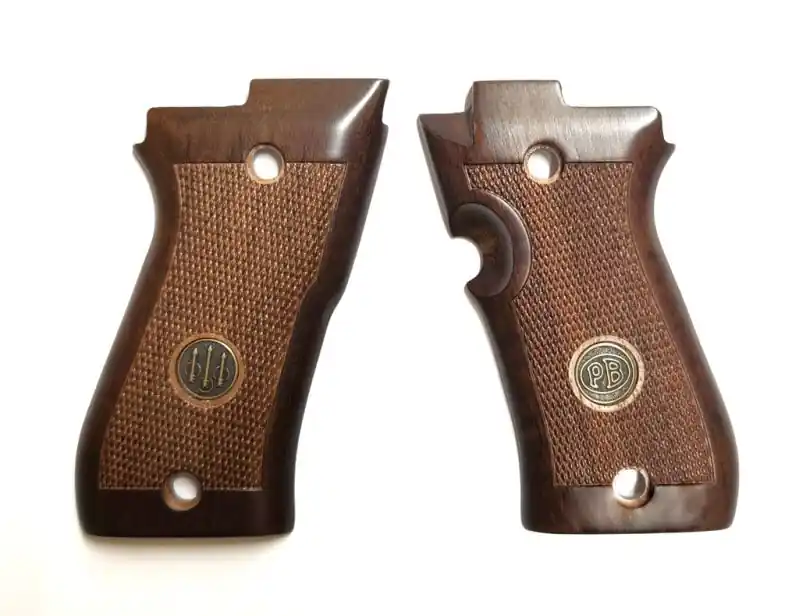 BERETTA GUANCETTE IN LEGNO CON SCUDETTO PER SERIE 82FS/85FS