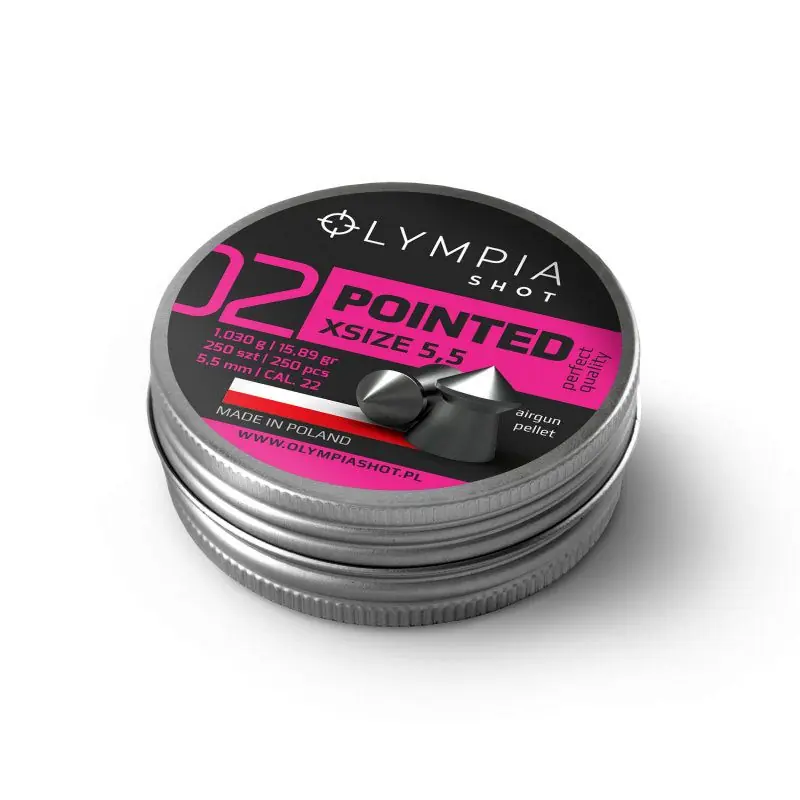OLIMPIA SHOT POINTED XSIZE 1.03g cal. 5,5 (.22) - 250pz.