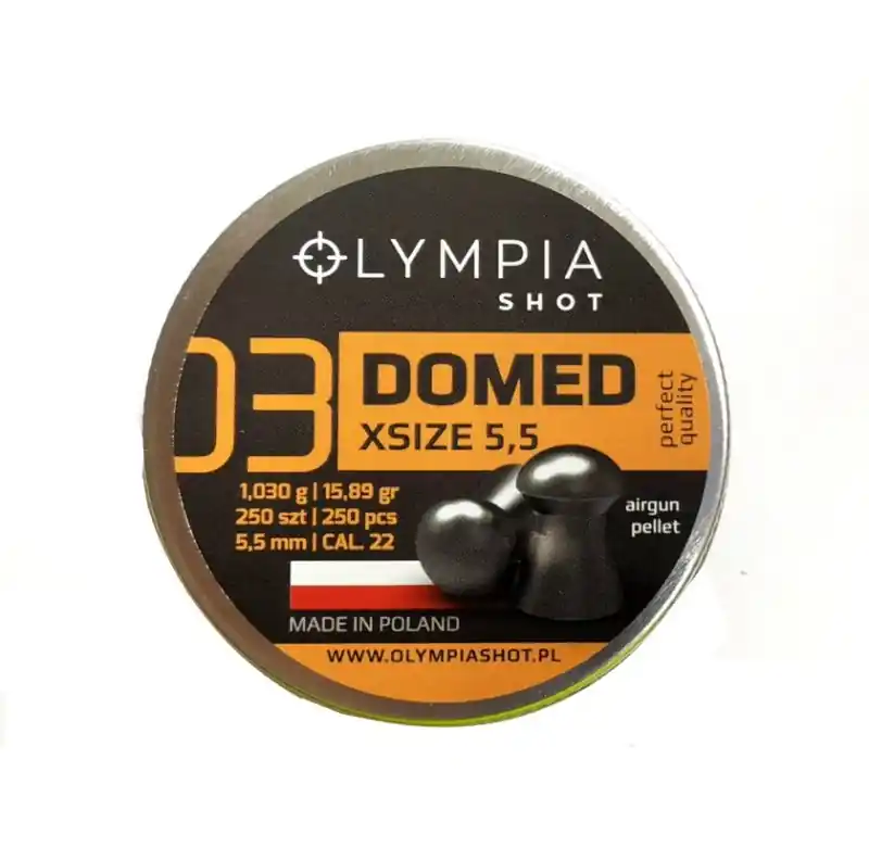 OLIMPIA SHOT DOMED XSIZE 1.03g cal. 5,5 (.22) 250pz. ≥ 25 J