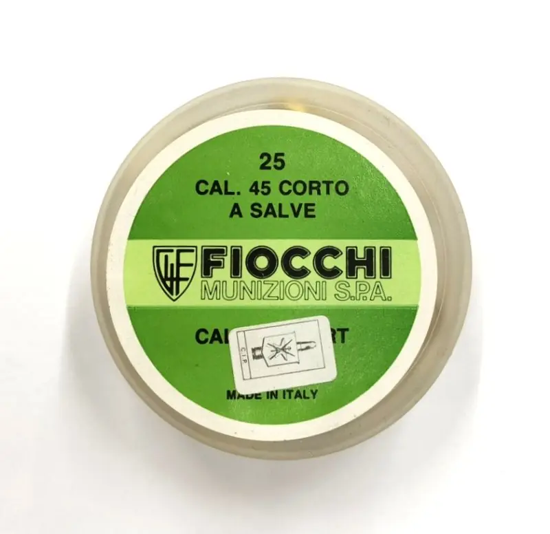 FIOCCHI COLPI A SALVE cal. 45 CORTO 25pz.