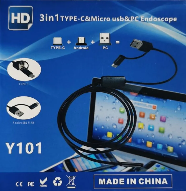 BLAUOPTIK SMARTCAM ENDOSCOPIO PER ANDROID E PC (2mt/5.5mm)