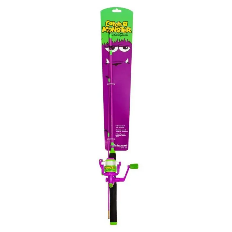 SHAKESPEARE MONSTER SPINNING COMBO Purple buellistore