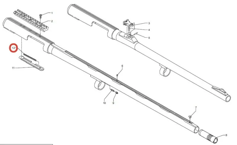 BENELLI MOLLA ESPULSORE PER Super Black Eagle / Super Black Eagle II