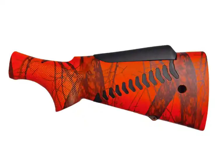 BENELLI ASSIEME CALCIO SINTETICO COMFORT CAMO BLAZE REALTREE PER CARABINA ARGO E BATTUE ALTA VISIBILITA‘
