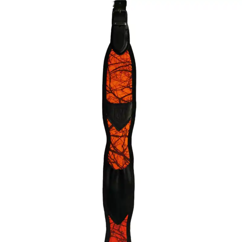 TRACOLLA IN PELLE PER CARABINA CON ANTISCIVOLO IN NEOPRENE