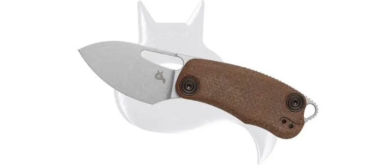 NIX COLTELLO CHIUDIBILE BLACK FOX MANICO MICARTA MARRONE