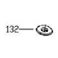 ESPLOSO N° 132 - 1529545 - ROLLER WASHER - RONDELLA GUIDAFILO - PENN BTLIII8000 / BTLIII8000DX buellistore