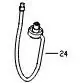 ESPLOSO N° 24 - 1529396 - BAIL WIRE ASSEMBLY - ARCHETTO - PENN BTLIII4000 / BTLIII4000DX buellistore