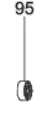 ESPLOSO N°95 - 1128194 - BALL BEARING - CUSCINETTO A SFERA - ABU GARCIA REVOBEAST41-L / REVOBEAST41-HS-L