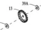 N° ESPLOSO 13 - 1419053 - CLICK GEAR - PENN CLA6500 / SLAIII6500HS / SLAIII5500 buellistore