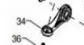 N° ESPLOSO 34- 1389468 - BAIL ARM - SUPPORTO ARCHETTO - PENN CLA6000 / SLAIII6500HS / SLAIII5500 buellistore
