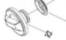 ESPLOSO N°52 - 1277283 - DRAG KNOB ASSEMBLY - POMELLO FRIZIONE- SSV9500 buellistore