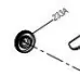 ESPLOSO N°233A - 1385598- HANDLE CAP-TAPPO MANOVELLA- PENN CLA4000 / CLASH3000 / CLASH3000AU / CLASH4000/ CLASH4000AU buellistore
