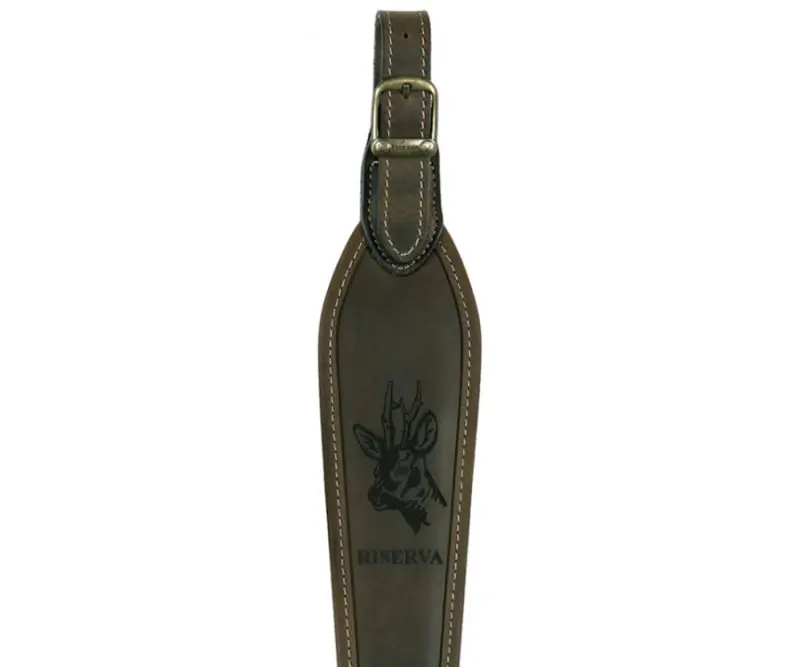 RISERVA TRACOLLA CARABINA IN PELLE CON INCISIONE CAPRIOLO buellistore