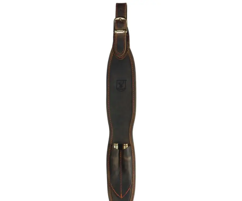 Tracolla carabina con portacolpi in pelle vintage - RISERVA buellistore