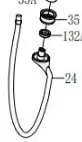 N° ESPLOSO 24- 1419048- BAIL WIRE --ARCHETTO PENN CLA6500 / SLAIII6500HS / SLAIII5500 buellistore