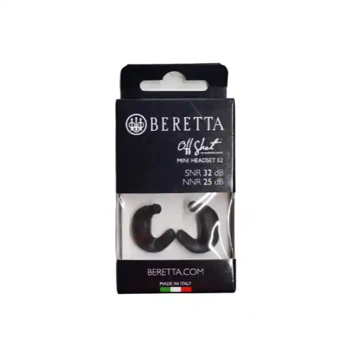 BERETTA Auricolari Mini Headset E2 BLACK buellistore