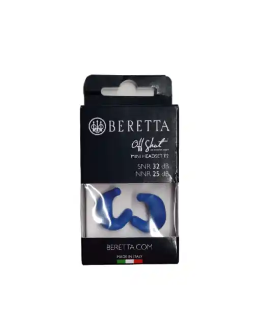 BERETTA Auricolari Mini Headset E2 BLUE BERETTA buellistore
