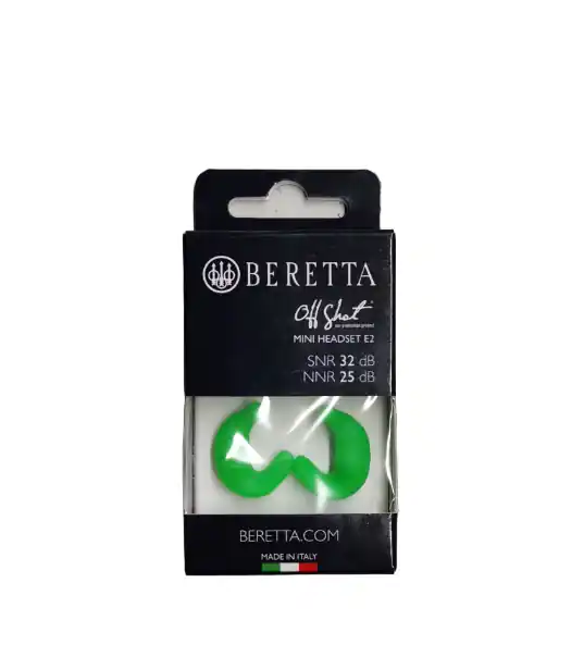BERETTA Auricolari Mini Headset E2 GREEN FLUO buellistore