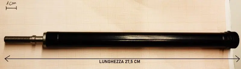 BENELLI ASSIEME TUBO GUIDA MOLLA BIELLA NERO ARGO