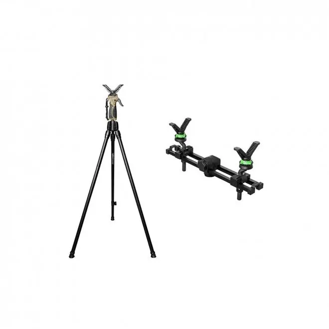 Fierydeer treppiedi 4° gen e doppio appoggio per fucile .