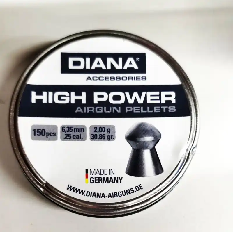 DIANA HUNTERS MATE - AIRGUNS HIGH POWER - PIOMBINI CAL. 6.35 (.25) - 2.00 GR - 150 PZ buellistore
