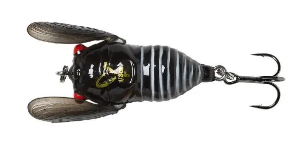 SAVAGE GEAR - 3D CICADA - 3,3 CM 3,5 GR - BLACK buellistore