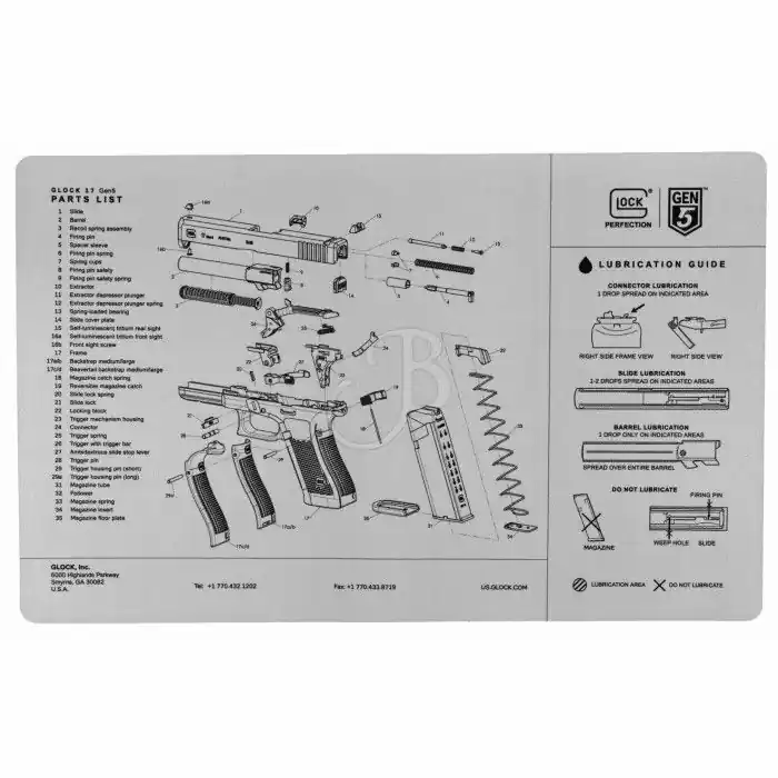 GLOCK TAPPETINO GEN5 -GRIGIO
