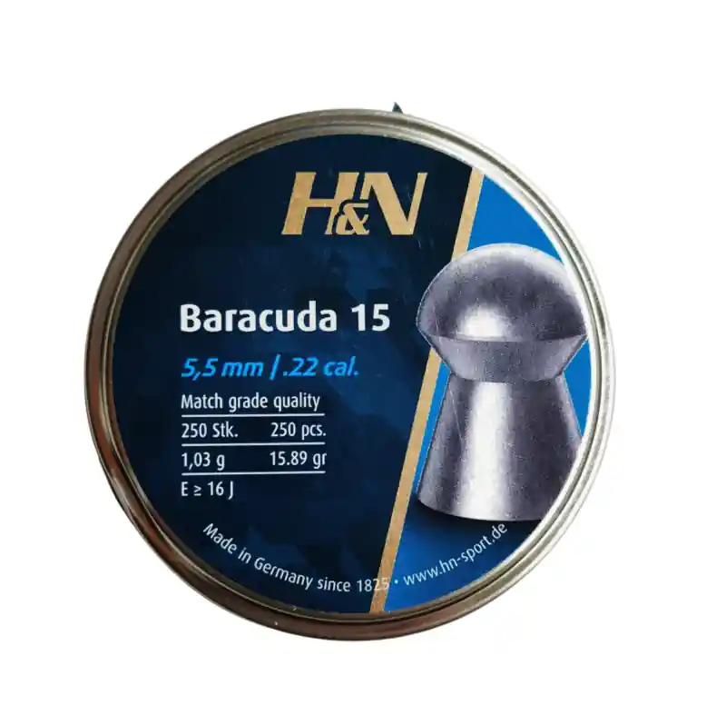 H&N DIABOLO BARACUDA-15 5.52MM 1.03G (250PZ)