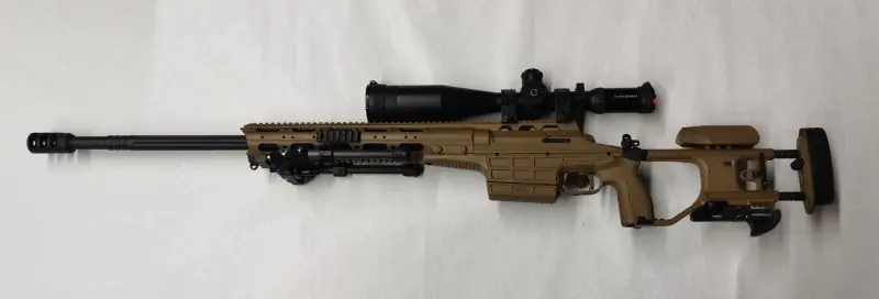 SAKO TRG M10 338 LAPUA MAG COYOTE BROWN-CANNA 690 FOSFATATA-FRENO DI BOCCA
