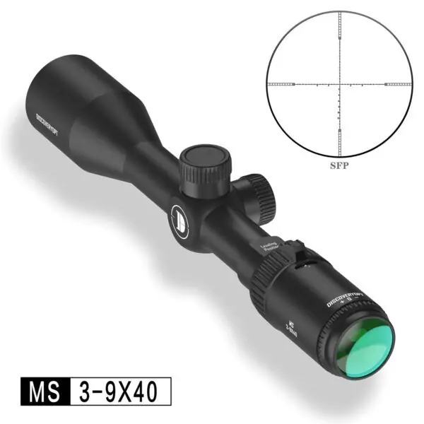 DISCOVERYOPTICS CANNOCCHIALE MS 3-9X40 TUBO 1‘‘ anelli 11 mm