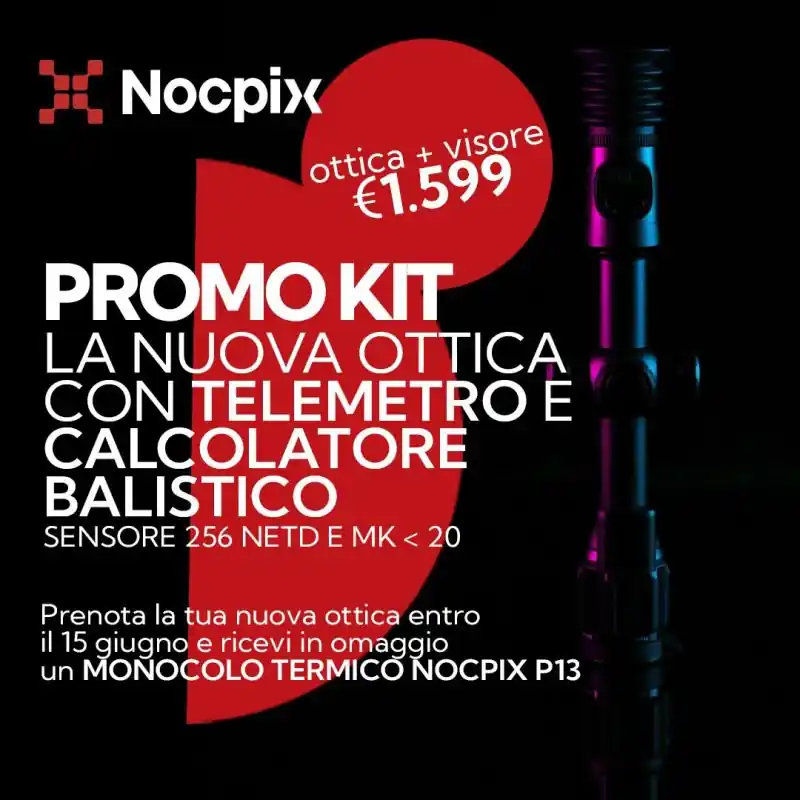 NUOVA PROMO KIT OTTICA + VISORE NOCPIX