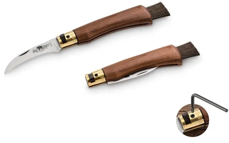OLD BEAR BY ANTONINI - COLTELLO FUNGHI CHIUDIBILE NOCE - M