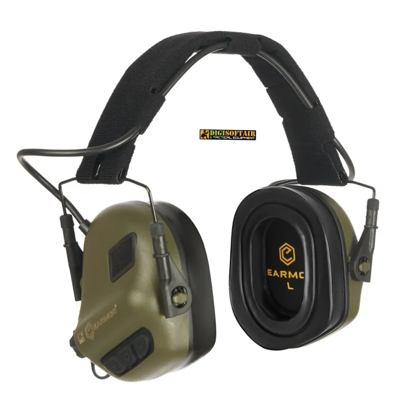 Earmor M31 Plus — cuffie elettroniche antirumore (Foliage Green)