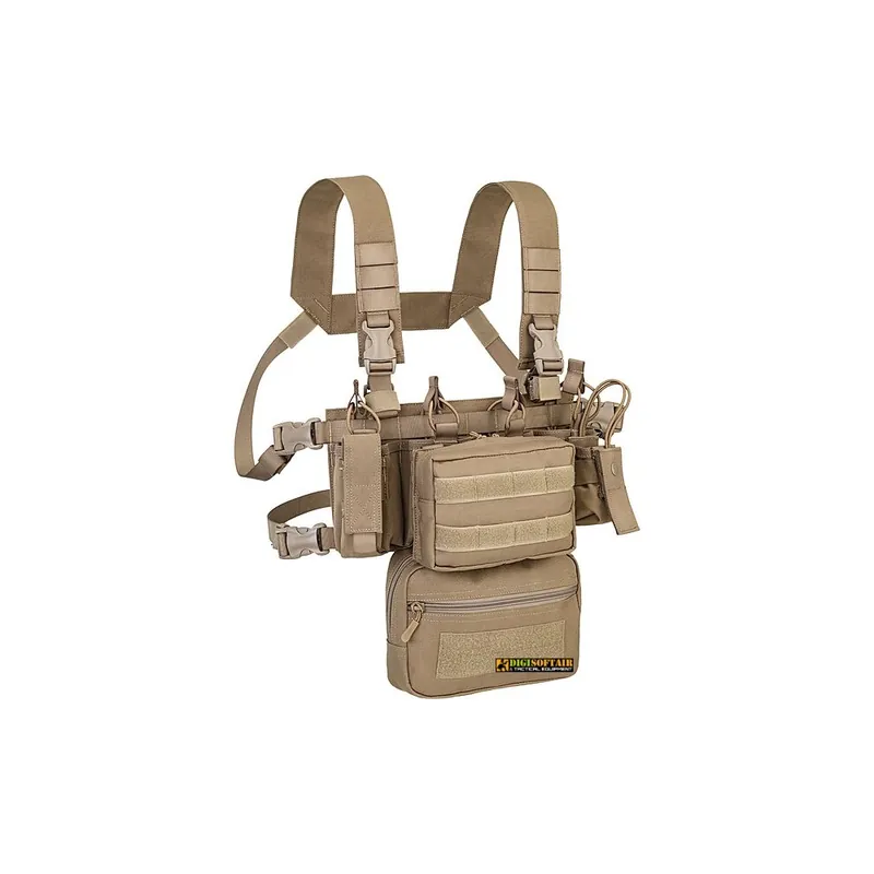 Defcon 5 Outac Combo Mini Chest Rig — OT-RC202 — Coyote Tan