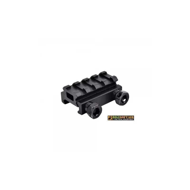 JS TACTICAL Rialzo slitta 1/2" — alluminio 6061 anodizzato JS-RT4L