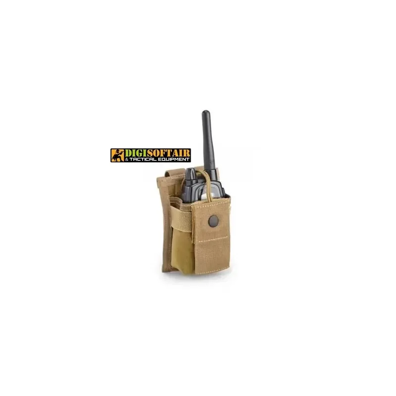 Tasca Porta Radio Openland Coyote Tan – Sistema MOLLE regolabile OPT-002 03