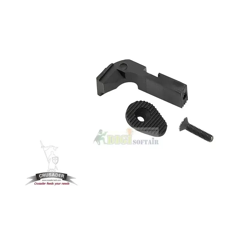 Crusader STEEL MADE EXTENDED MAGAZINE COMPETITION RELEASE sgancio caricatore maggiorato per glock stark arms (vfc)